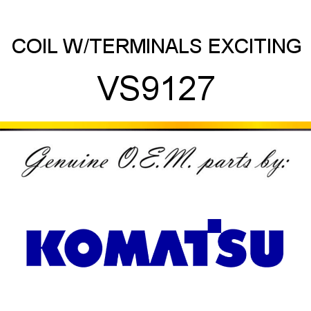 COIL W/TERMINALS, EXCITING VS9127