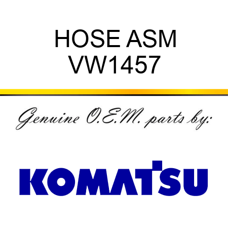 HOSE ASM VW1457