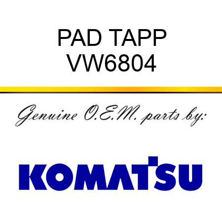 PAD TAPP VW6804