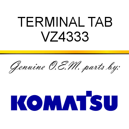 TERMINAL, TAB VZ4333