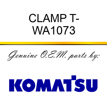 CLAMP T- WA1073