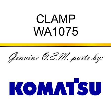 CLAMP WA1075
