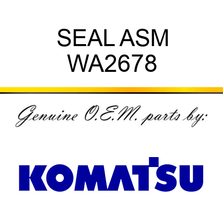 SEAL ASM WA2678
