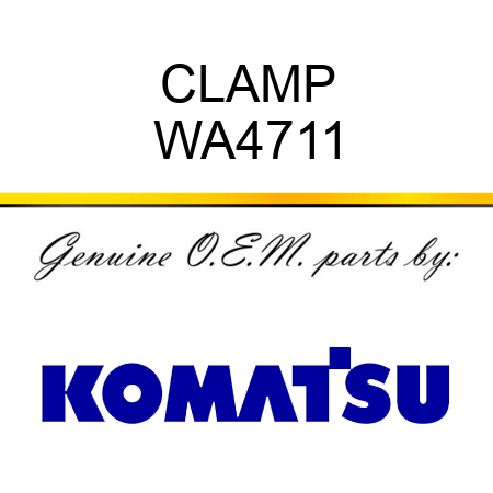 CLAMP WA4711