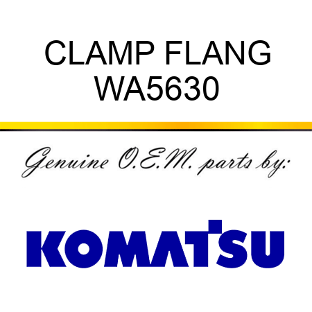 CLAMP, FLANG WA5630