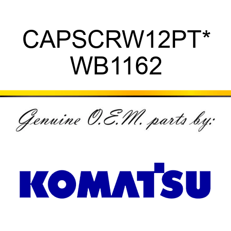 CAPSCRW,12PT* WB1162