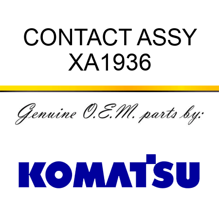 CONTACT ASSY XA1936