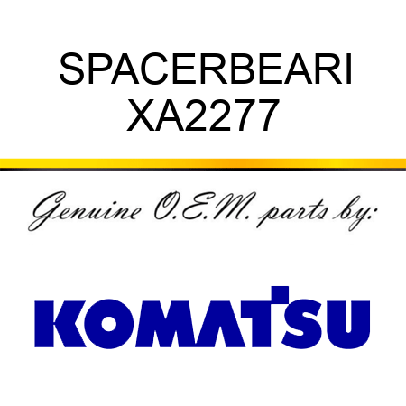 SPACER,BEARI XA2277