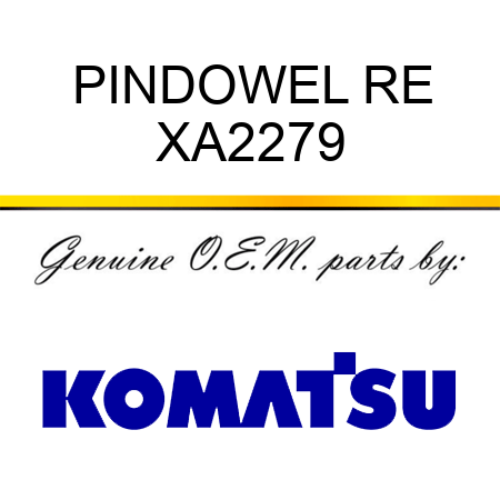 PIN,DOWEL RE XA2279