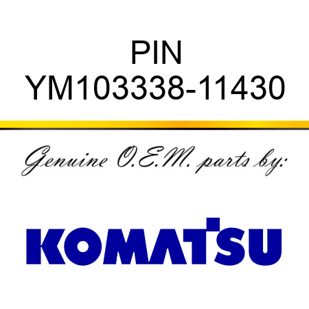 PIN YM103338-11430