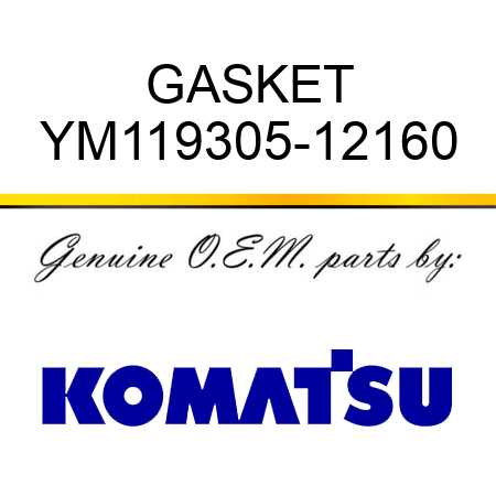 GASKET YM119305-12160
