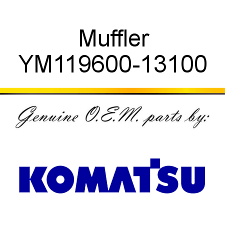 Muffler YM119600-13100