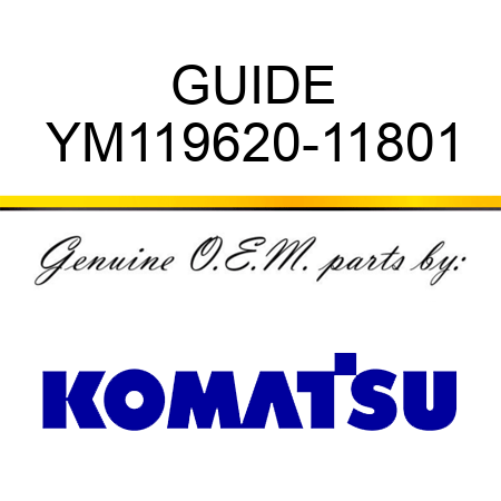 GUIDE YM119620-11801