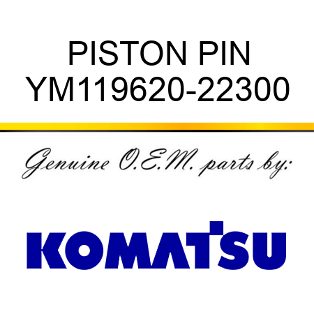 PISTON PIN YM119620-22300