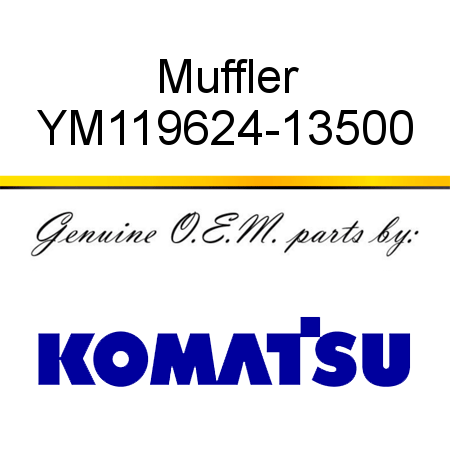 Muffler YM119624-13500
