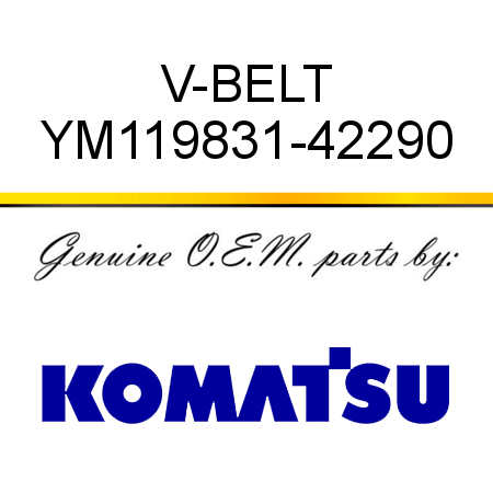 V-BELT YM119831-42290