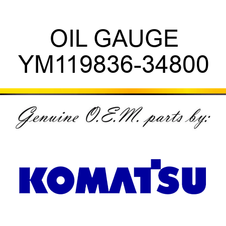 OIL GAUGE YM119836-34800