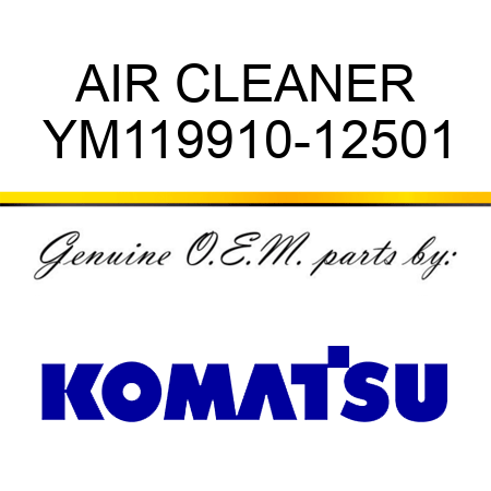 AIR CLEANER YM119910-12501