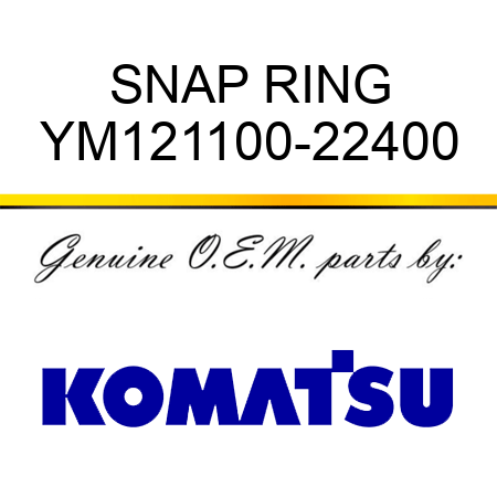 SNAP RING YM121100-22400