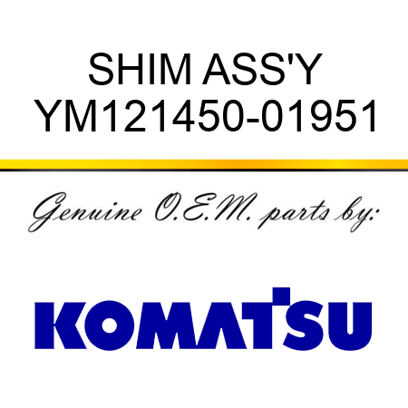 SHIM ASS'Y YM121450-01951
