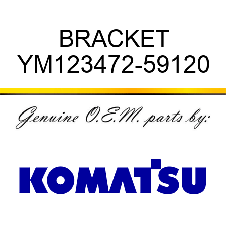 BRACKET YM123472-59120