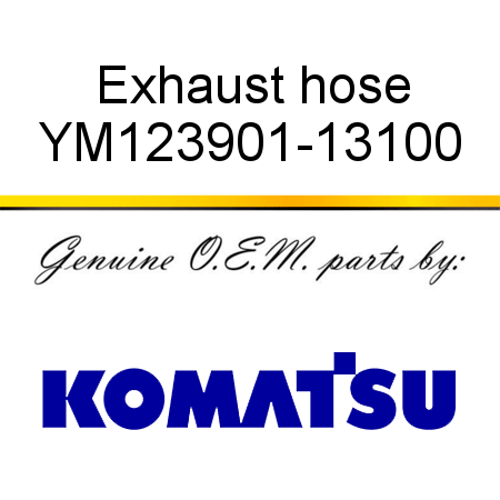 Exhaust hose YM123901-13100