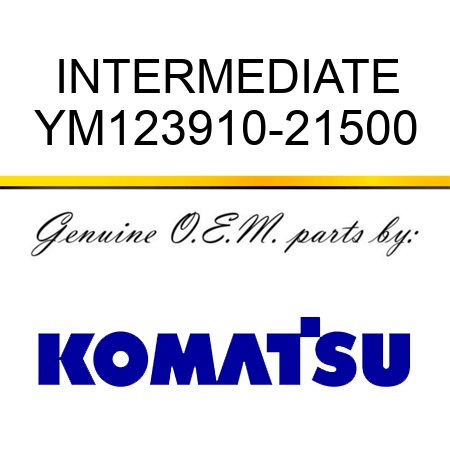 INTERMEDIATE YM123910-21500