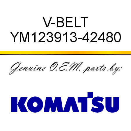 V-BELT YM123913-42480
