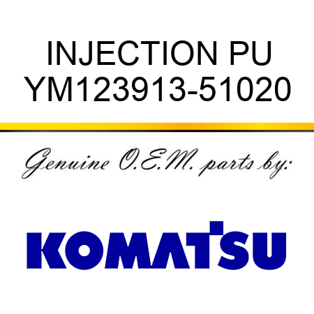 INJECTION PU YM123913-51020