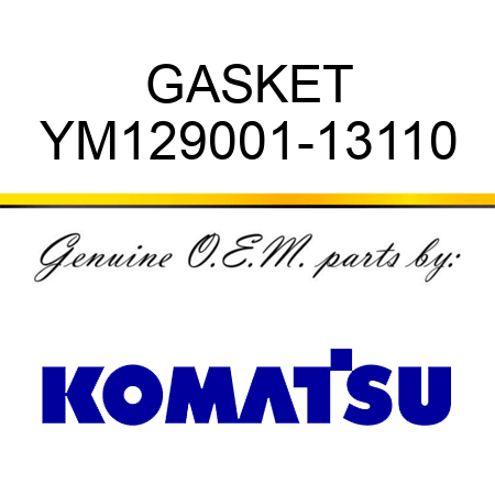 GASKET YM129001-13110