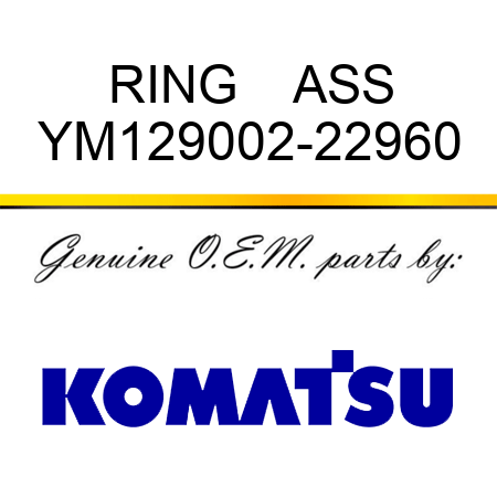 RING    ASS, YM129002-22960