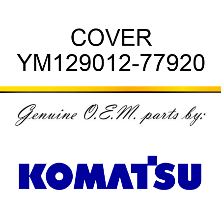 COVER YM129012-77920