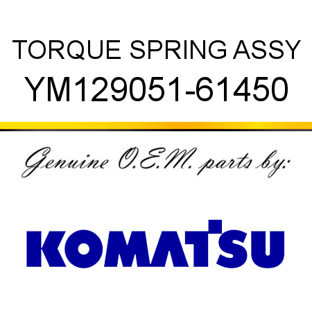 TORQUE SPRING ASSY YM129051-61450