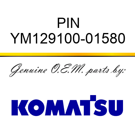 PIN YM129100-01580