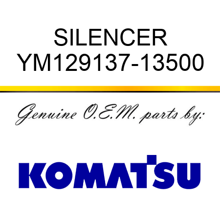 SILENCER YM129137-13500