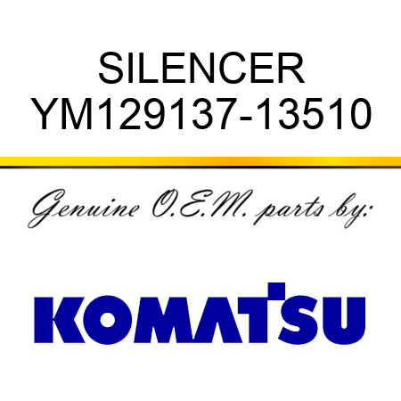 SILENCER YM129137-13510