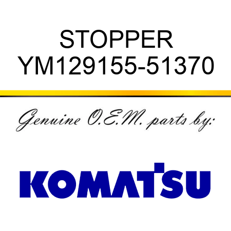 STOPPER YM129155-51370