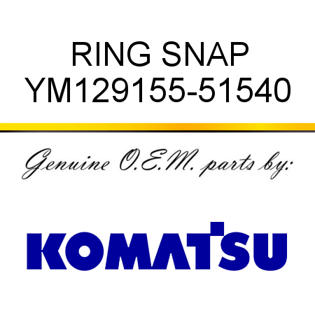 RING, SNAP YM129155-51540