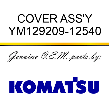 COVER ASS'Y YM129209-12540