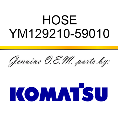 HOSE YM129210-59010