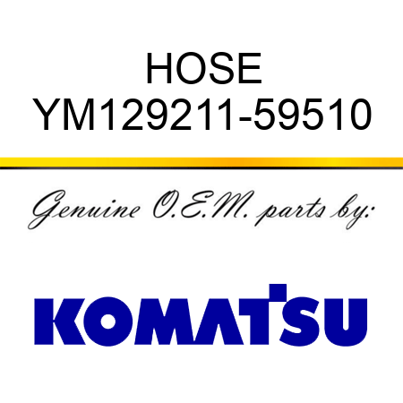 HOSE YM129211-59510