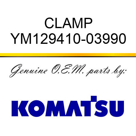 CLAMP YM129410-03990