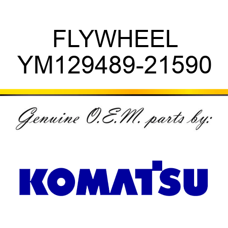 FLYWHEEL YM129489-21590