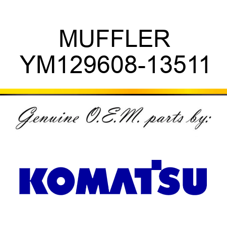 MUFFLER YM129608-13511