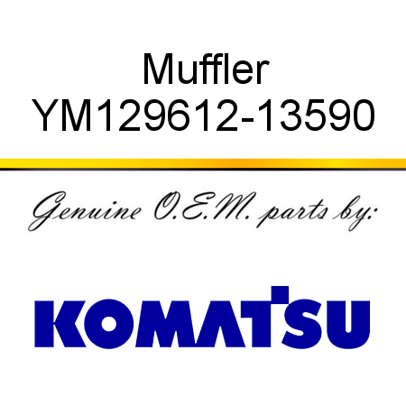 Muffler YM129612-13590