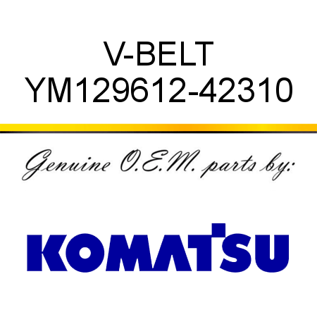 V-BELT YM129612-42310