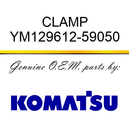 CLAMP YM129612-59050