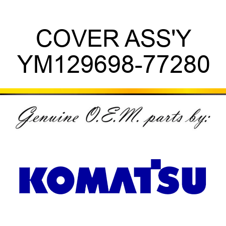 COVER ASS'Y YM129698-77280