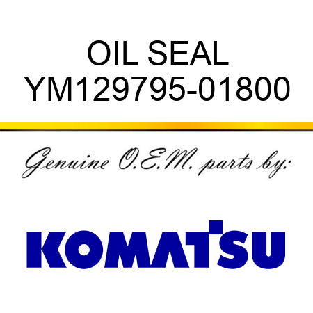 OIL SEAL YM129795-01800