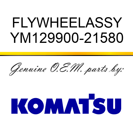 FLYWHEELASSY YM129900-21580